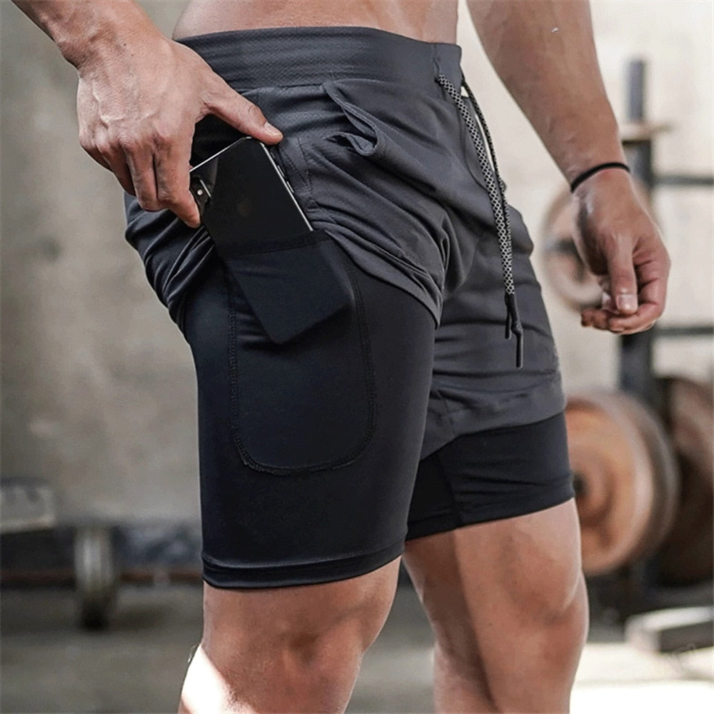 NewLeaf - 2 in 1 Compression Shorts