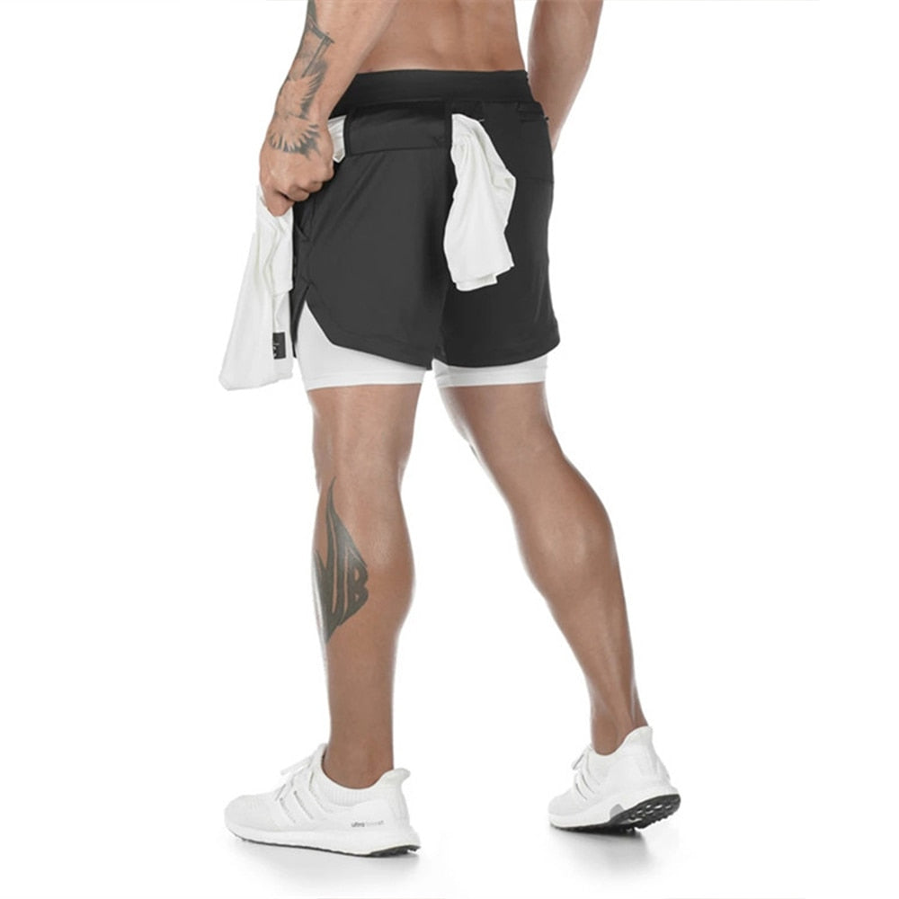 NewLeaf - 2 in 1 Compression Shorts